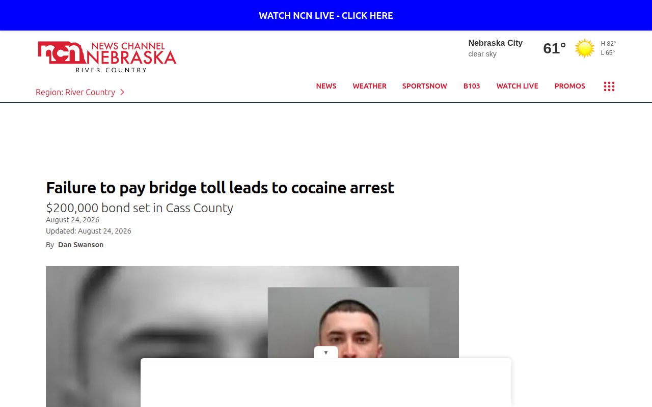 River Country selected Cass County arrest story